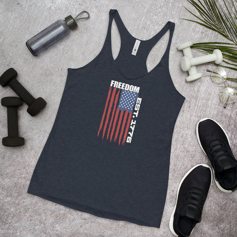 Freedom Est. 1776 Women's Tank Top - Mainstream Freedom